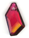 1 24mm Swarovski Ruby De-Art Pendant